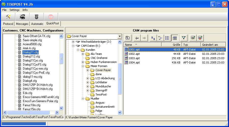 Postprozessor TesoPost (c) TechniSoft CAD/CAM AG *Dongle Emulator (Dongle Crack) for Aladdin Hardlock*
